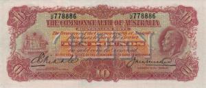 p18b from Australia: 10 Pounds from 1925