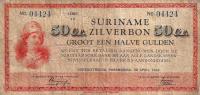 p104b from Suriname: 50 Cents from 1941
