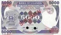 Gallery image for Uganda p24s: 5000 Shillings