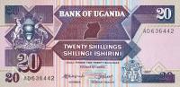 Gallery image for Uganda p29a: 20 Shillings