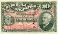 Gallery image for Argentina p228s: 10 Centavos