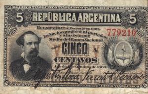 Gallery image for Argentina p5: 5 Centavos