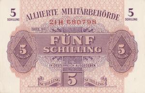p105 from Austria: 5 Schilling from 1944