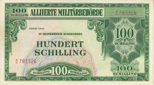p110a from Austria: 100 Schilling from 1944