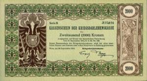 p27 from Austria: 2000 Kroner from 1914