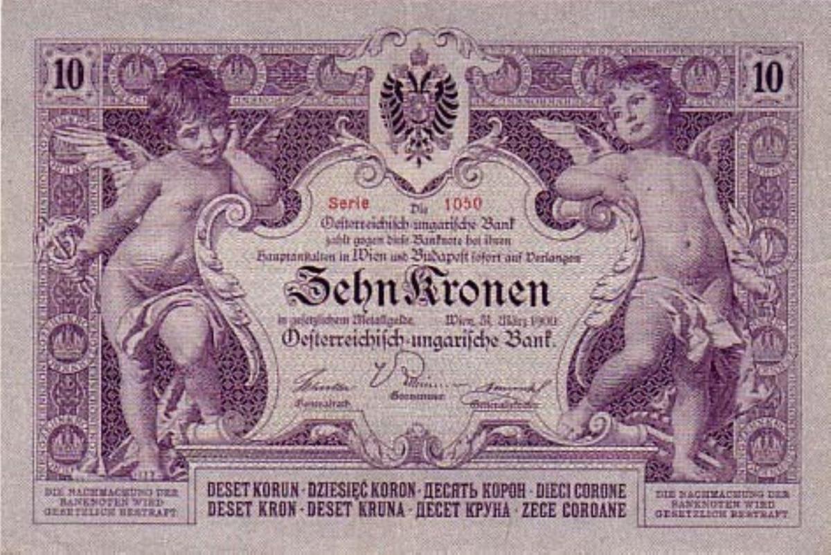 Front of Austria p4: 10 Kroner from 1900