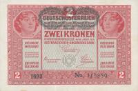 p50 from Austria: 2 Kroner from 1919