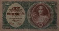 p80 from Austria: 50000 Kroner from 1922