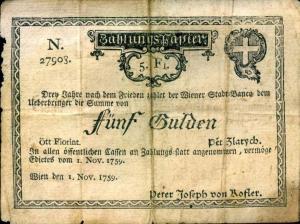 Gallery image for Austria pA1a: 5  Gulden