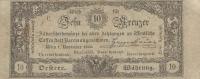 pA95 from Austria: 10 Kreuzeris from 1860