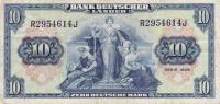 Gallery image for German Federal Republic p16a: 10 Deutsche Mark from 1949
