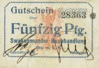 Gallery image for German South West Africa p10a: 50 Pfennig