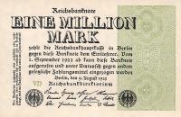 p102b from Germany: 1000000 Mark from 1923