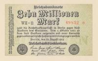 p106c from Germany: 10000000 Mark from 1923