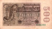p110h from Germany: 500000000 Mark from 1923