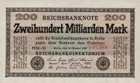 p121b from Germany: 200000000000 Mark from 1923