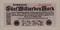 p123a from Germany: 5000000000 Mark from 1923