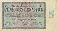 Gallery image for Germany p163: 5 Rentenmark