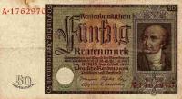 p172 from Germany: 50 Rentenmark from 1934