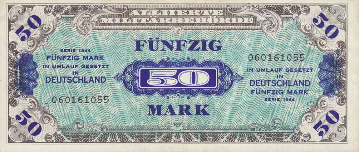 Front of Germany p196a: 50 Mark from 1944