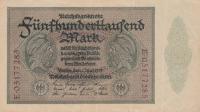 p88a from Germany: 500000 Mark from 1923