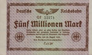 pS1013d from Germany: 5000000 Mark from 1923