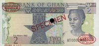 p18s from Ghana: 2 Cedis from 1979