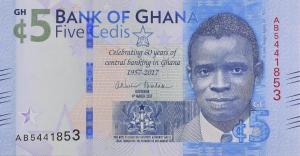 p43 from Ghana: 5 Cedis from 2017