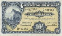 Gallery image for Gibraltar p17: 10 Shillings