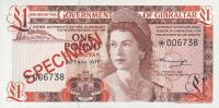 Gallery image for Gibraltar p20s: 1 Pound