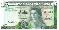p21b from Gibraltar: 5 Pounds from 1988