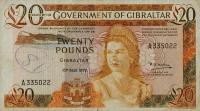 Gallery image for Gibraltar p23b: 20 Pounds