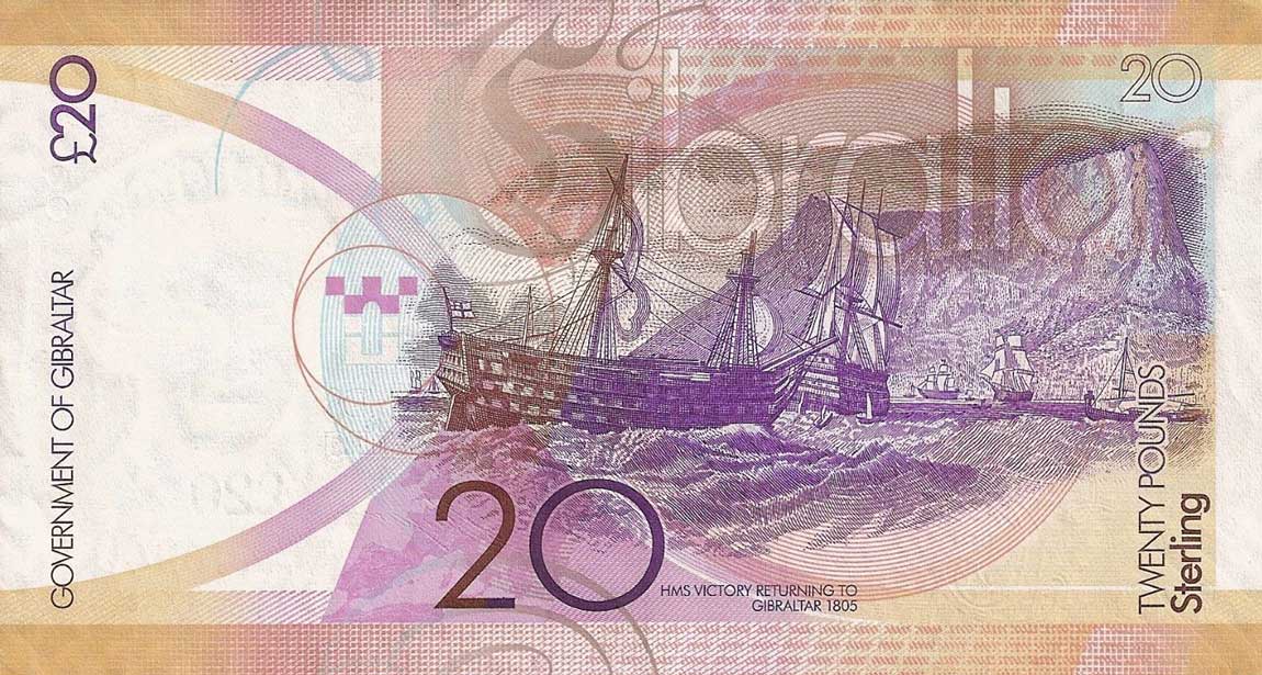 Back of Gibraltar p37: 20 Pounds from 2011