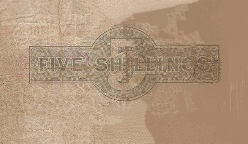 Back of England p352: 5 Shillings from 1919