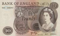 p376c from England: 10 Pounds from 1970