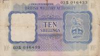 pM5 from England: 10 Shillings from 1943