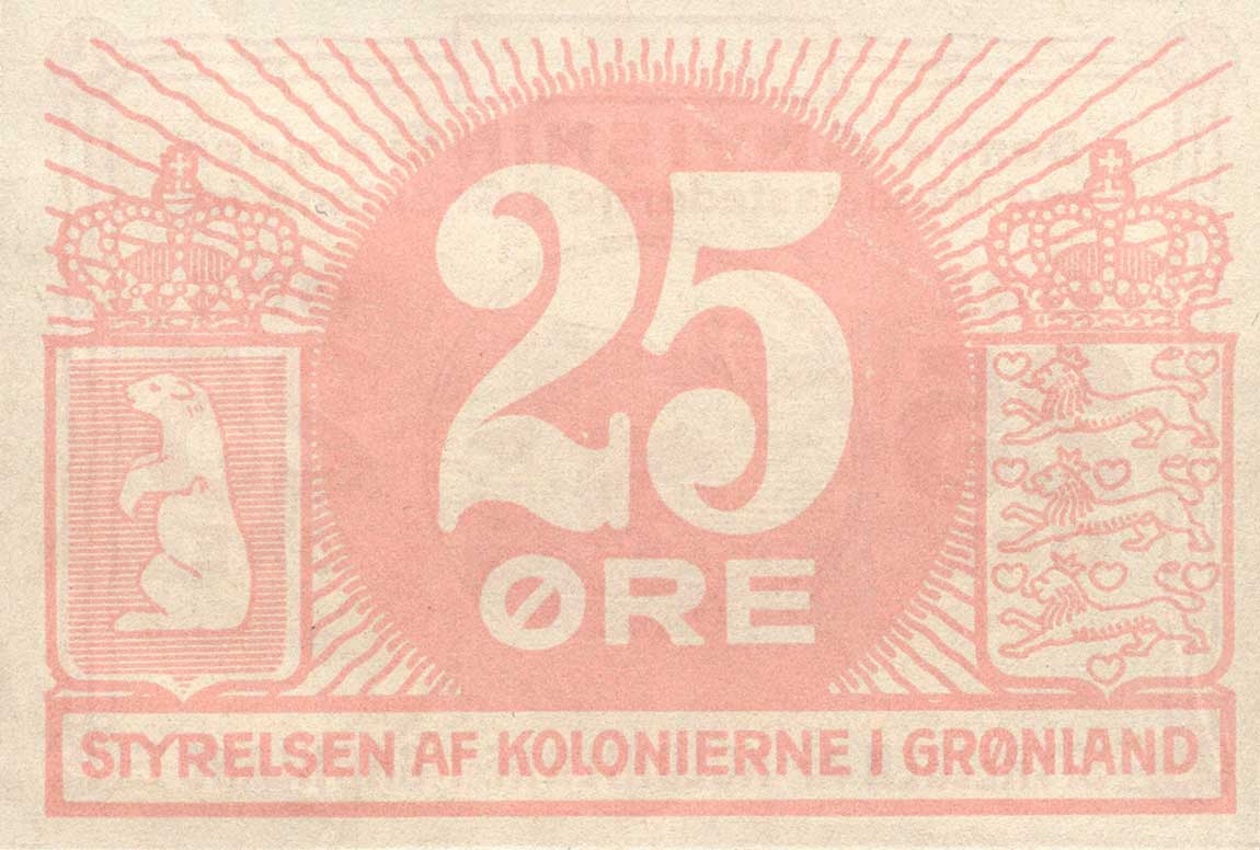 Back of Greenland p11r: 25 Kroner from 1913