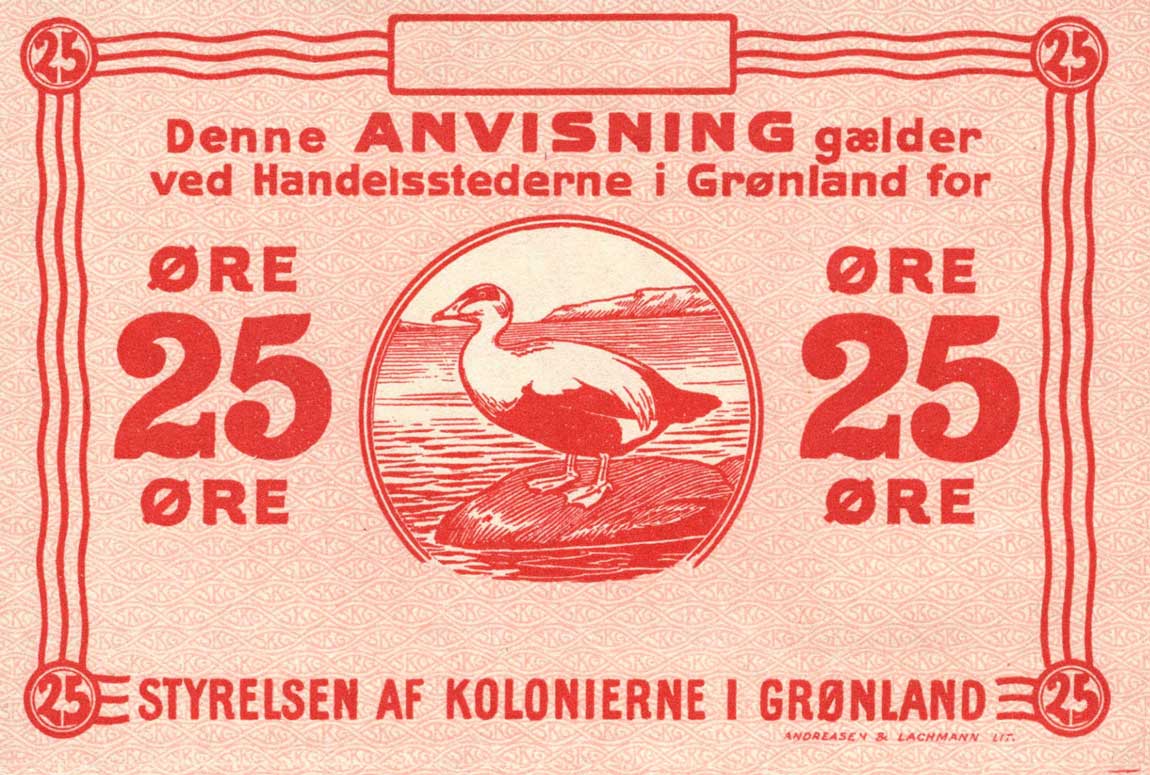 Front of Greenland p11r: 25 Kroner from 1913
