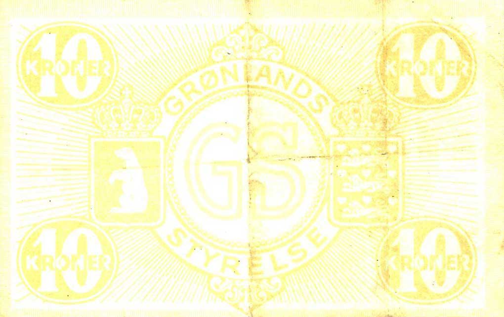 Back of Greenland p16c: 10 Kroner from 1926