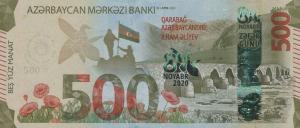 p43 from Azerbaijan: 500 Manat from 2021