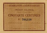 Gallery image for Guadeloupe p1r: 50 Centimes