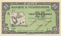 Gallery image for Guadeloupe p22s: 25 Francs