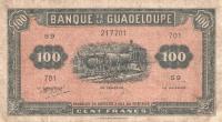 Gallery image for Guadeloupe p23b: 100 Francs