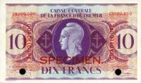 Gallery image for Guadeloupe p27s: 10 Francs