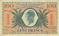 p29a from Guadeloupe: 100 Francs from 1944