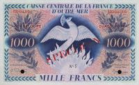 Gallery image for Guadeloupe p30s: 1000 Francs