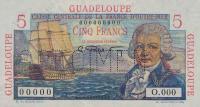 Gallery image for Guadeloupe p31s: 5 Francs