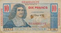 Gallery image for Guadeloupe p32a: 10 Francs