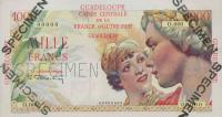 Gallery image for Guadeloupe p37s: 1000 Francs