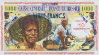 Gallery image for Guadeloupe p43s: 10 Nouveaux Francs